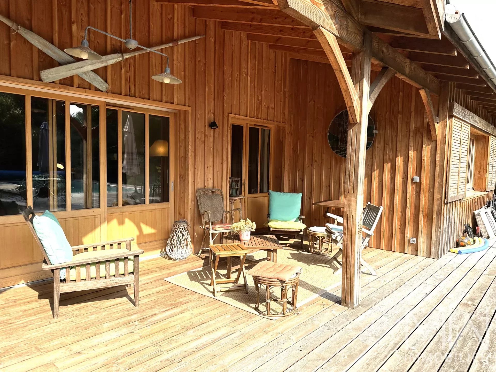 WOODEN VILLA WITH POOL – CAP FERRET – SLEEPS 8