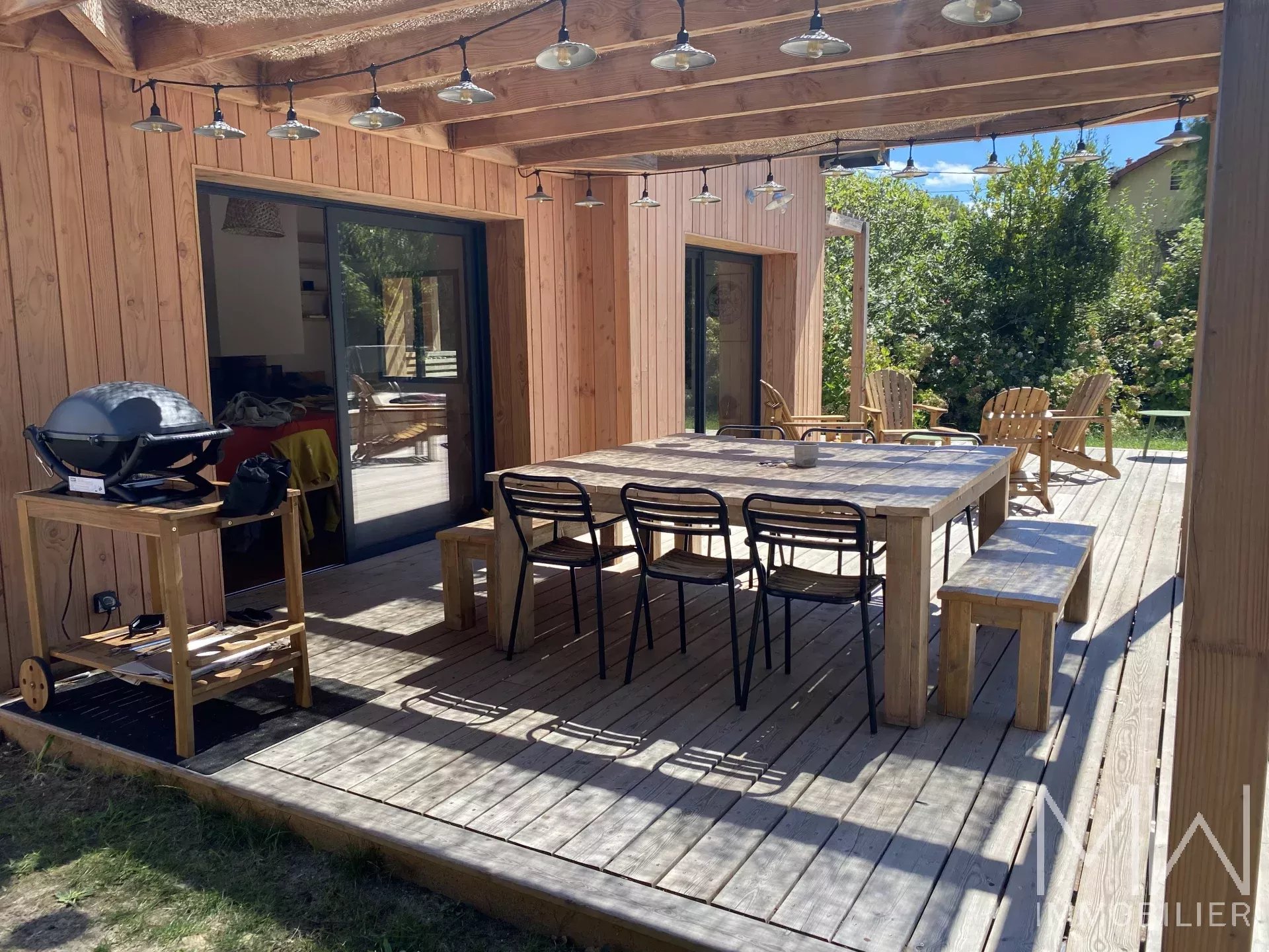 BEAUTIFUL WOODEN VILLA WITH SWIMMING POOL – CAP FERRET – SLEEPS 12