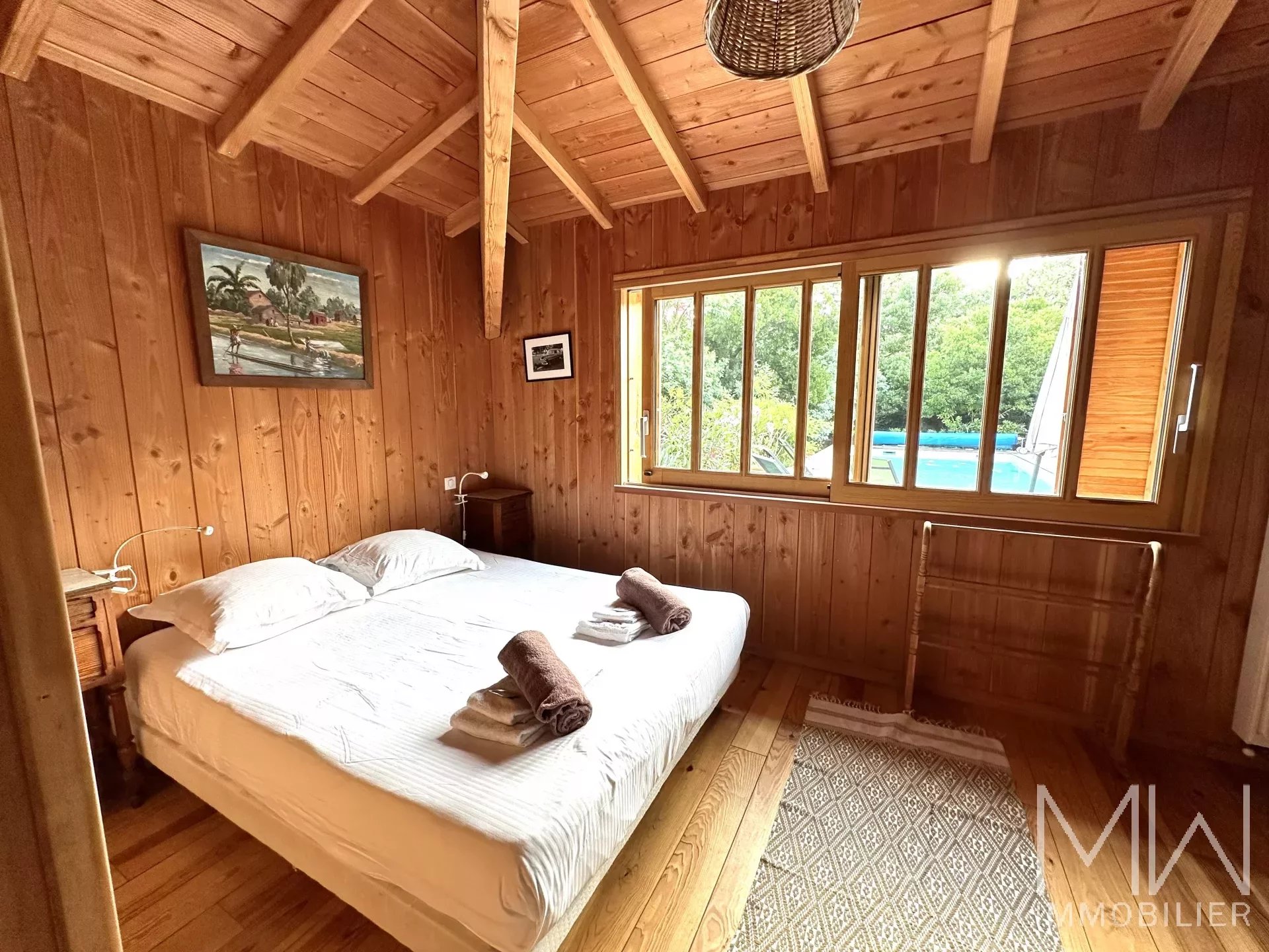 WOODEN VILLA WITH POOL – CAP FERRET – SLEEPS 8