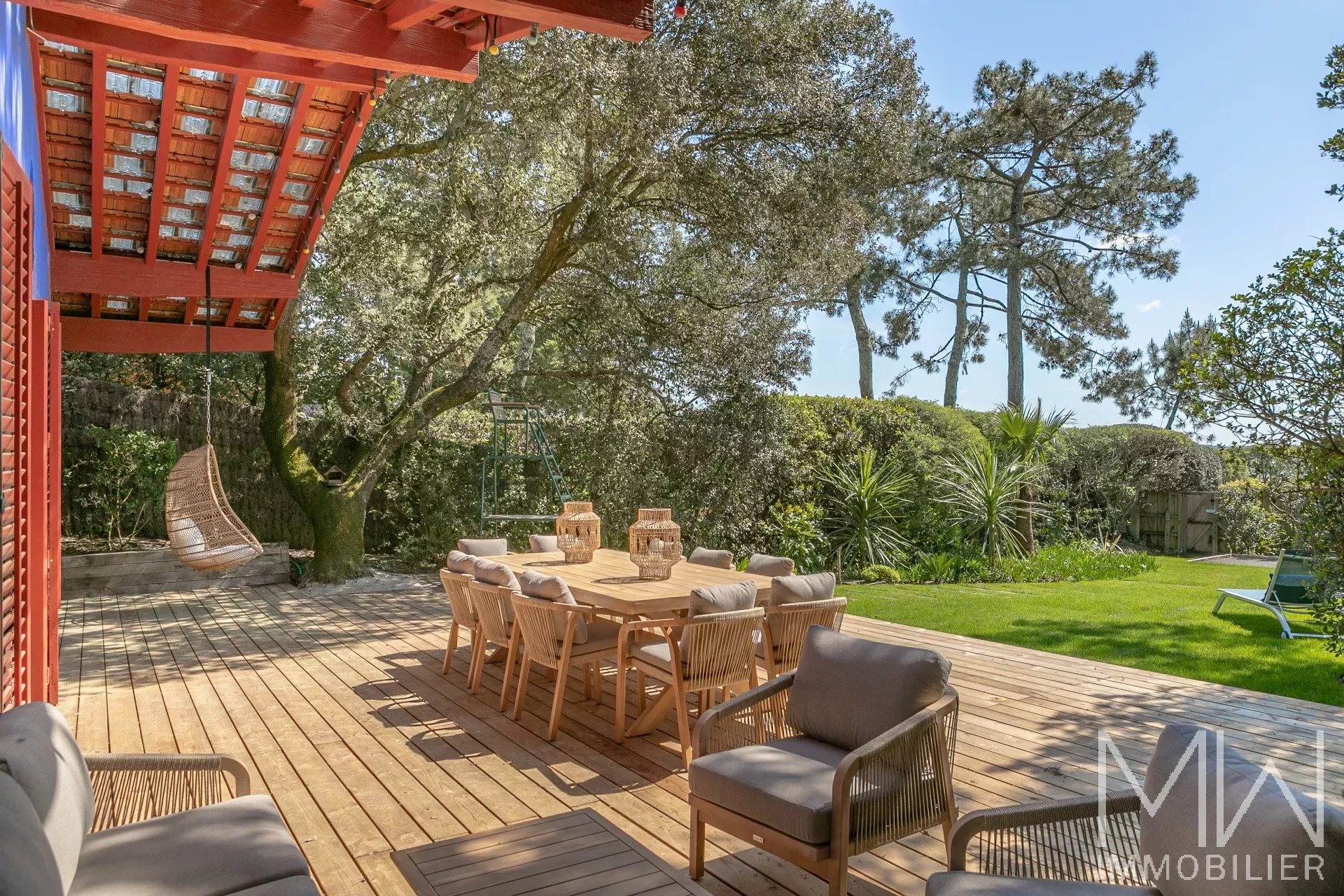 CHARMING VILLA ON THE 1ST LINE – 44HA AREA – CAP FERRET – SLEEPS 8