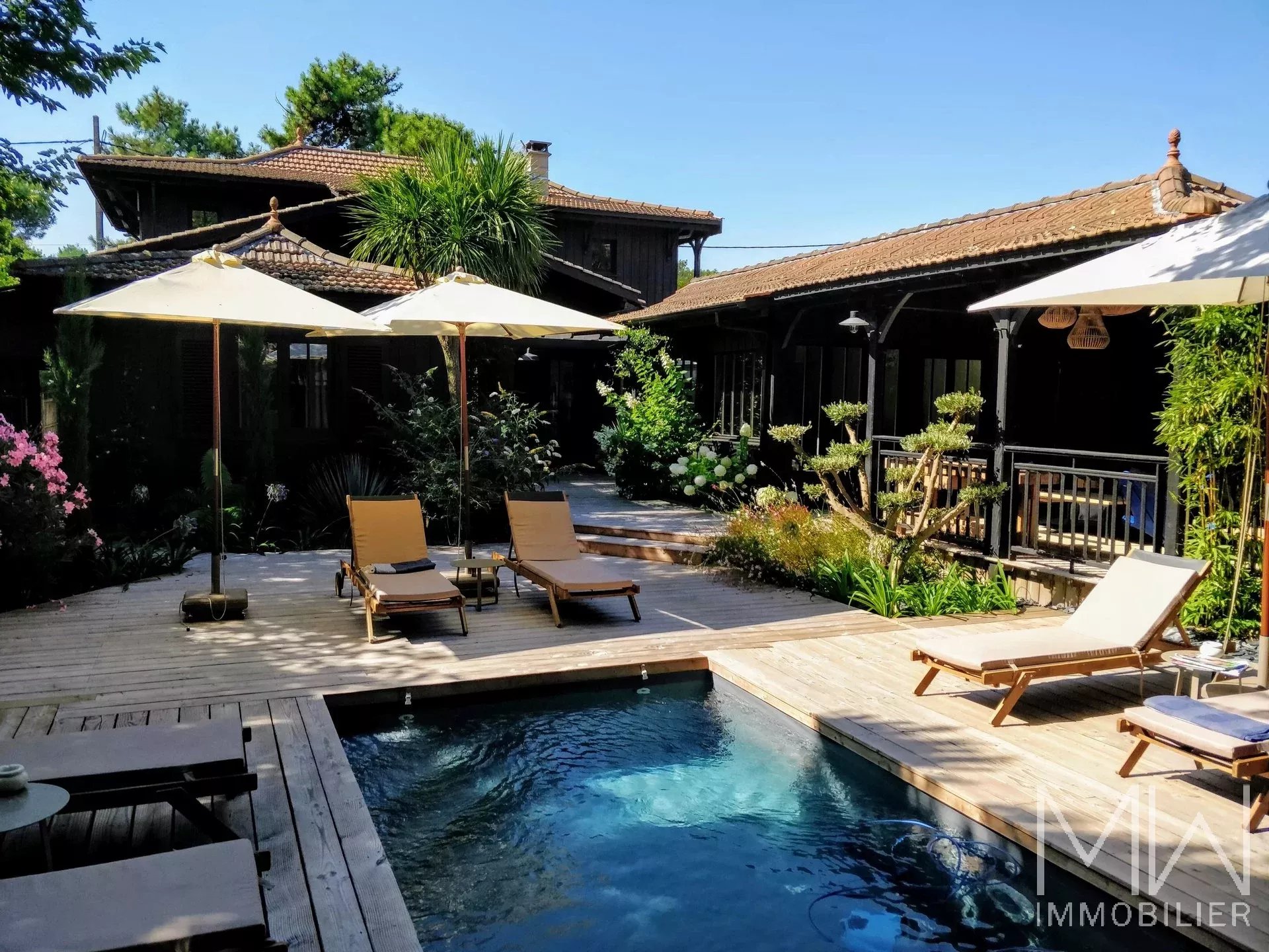 LUXURY VILLA AT MIMBEAU BEACH – CAP FERRET – SLEPPS 10