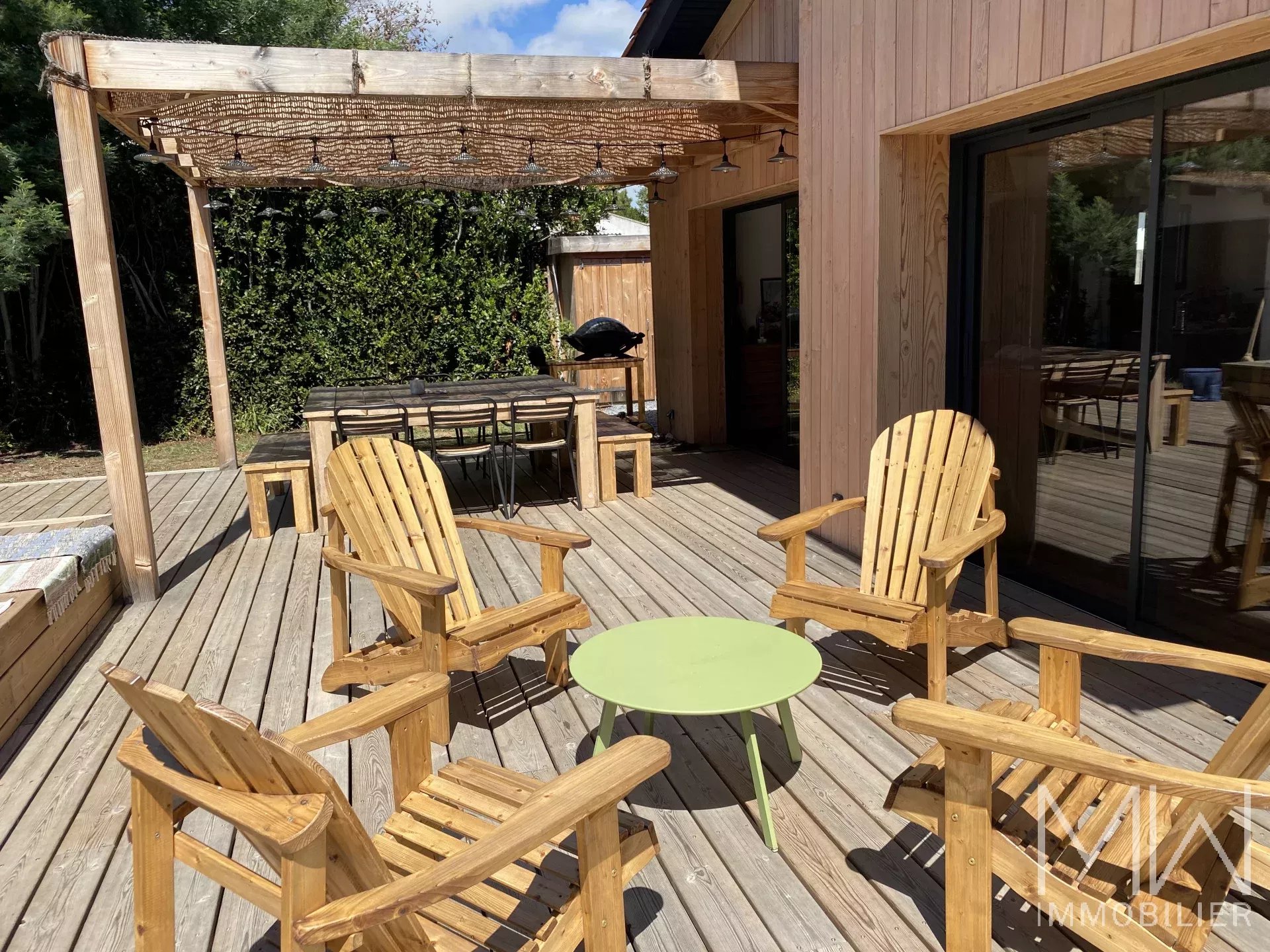 BEAUTIFUL WOODEN VILLA WITH SWIMMING POOL – CAP FERRET – SLEEPS 12