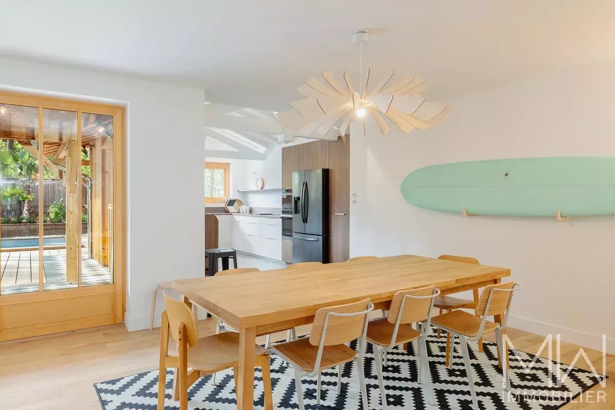 WOODEN VILLA WITH POOL – PETIT PIQUEY – SLEEPS 12