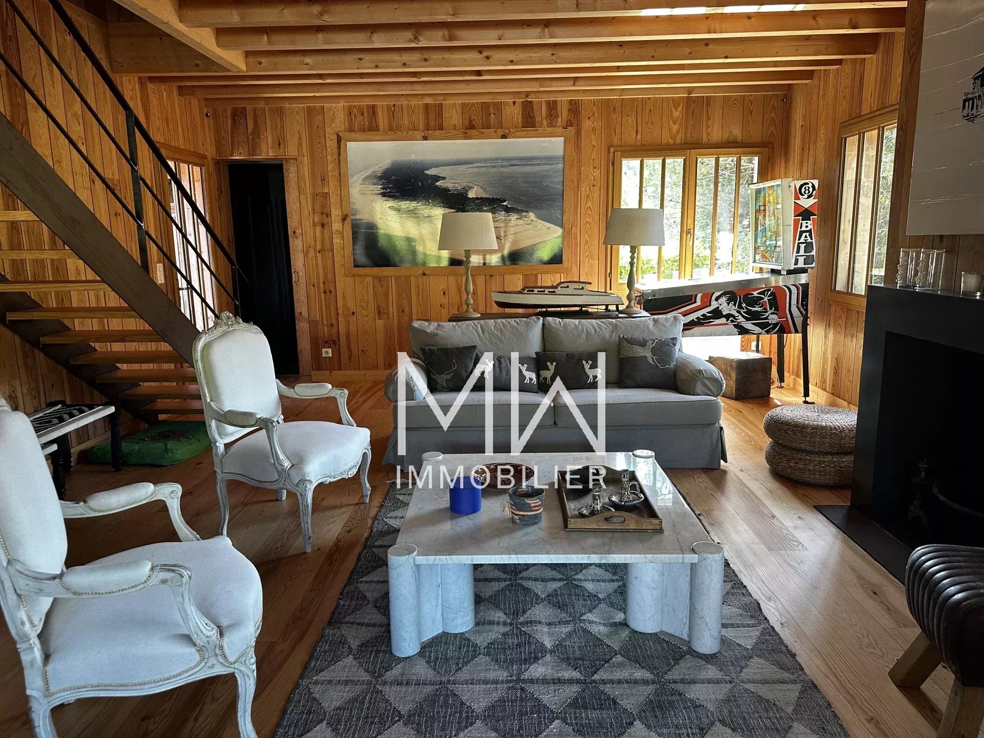 VILLA BOIS AVEC PISCINE – LE CANON – 10 COUCHAGES