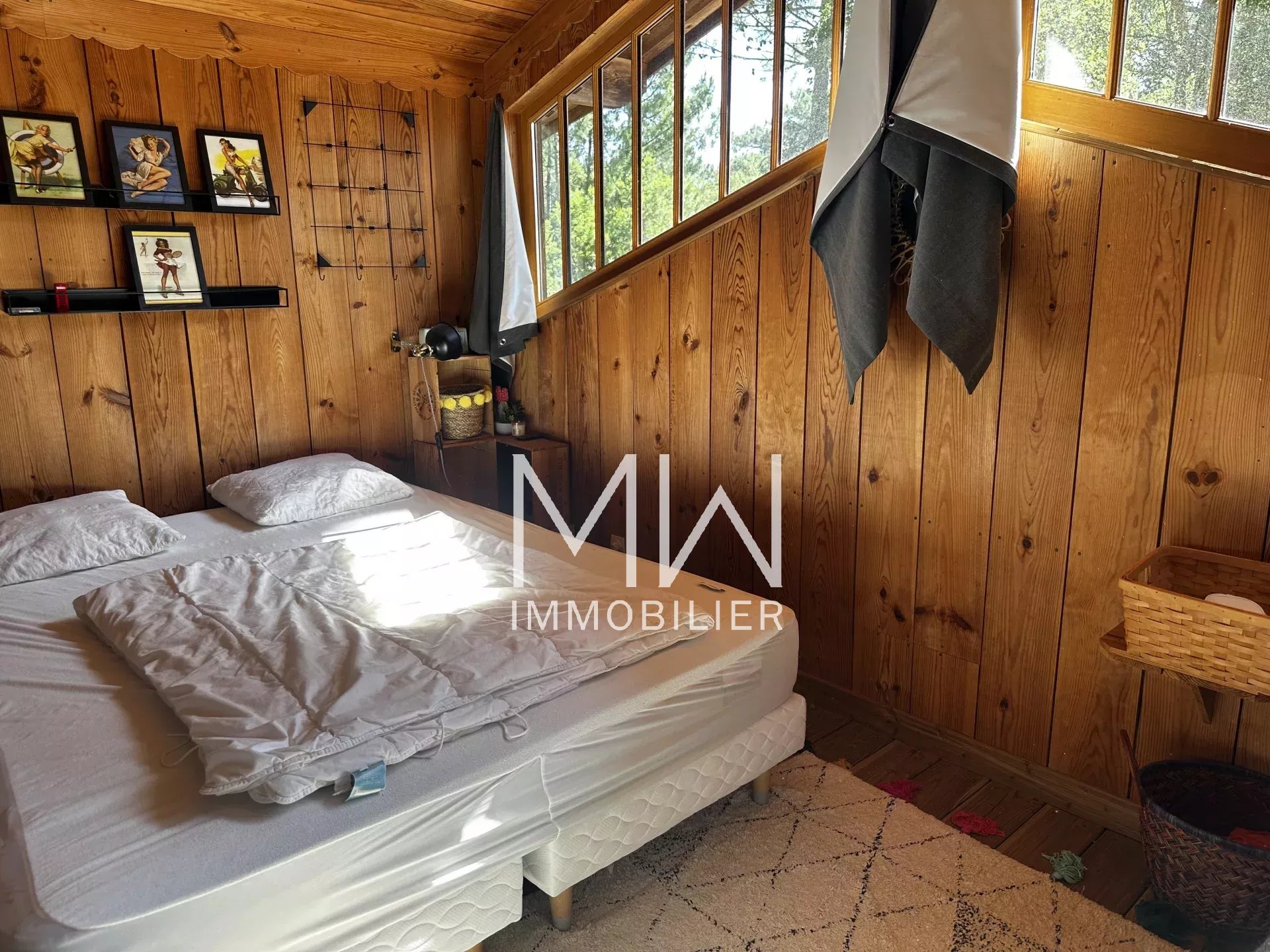 VILLA BOIS AVEC PISCINE – LE CANON – 10 COUCHAGES