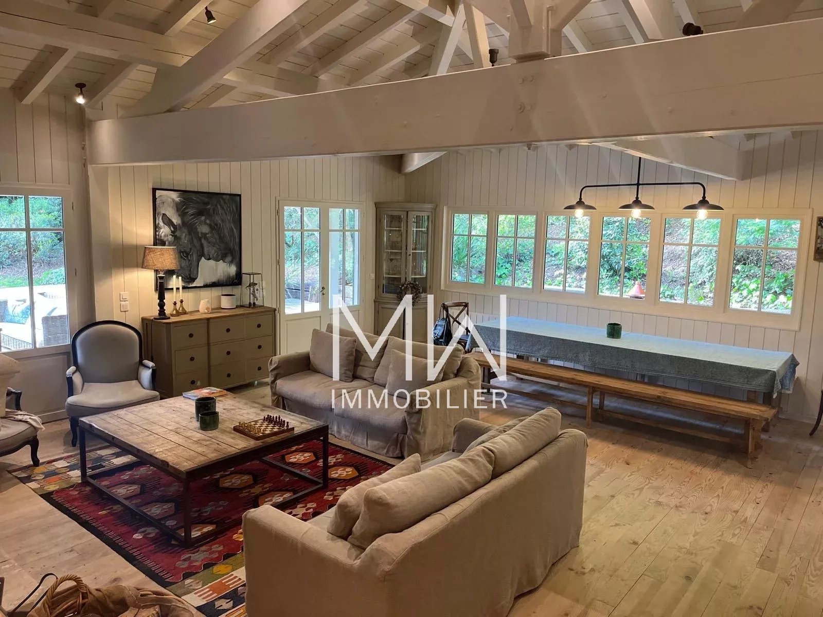 VILLA BOIS AVEC PISCINE – LE CANON – 12 COUCHAGES