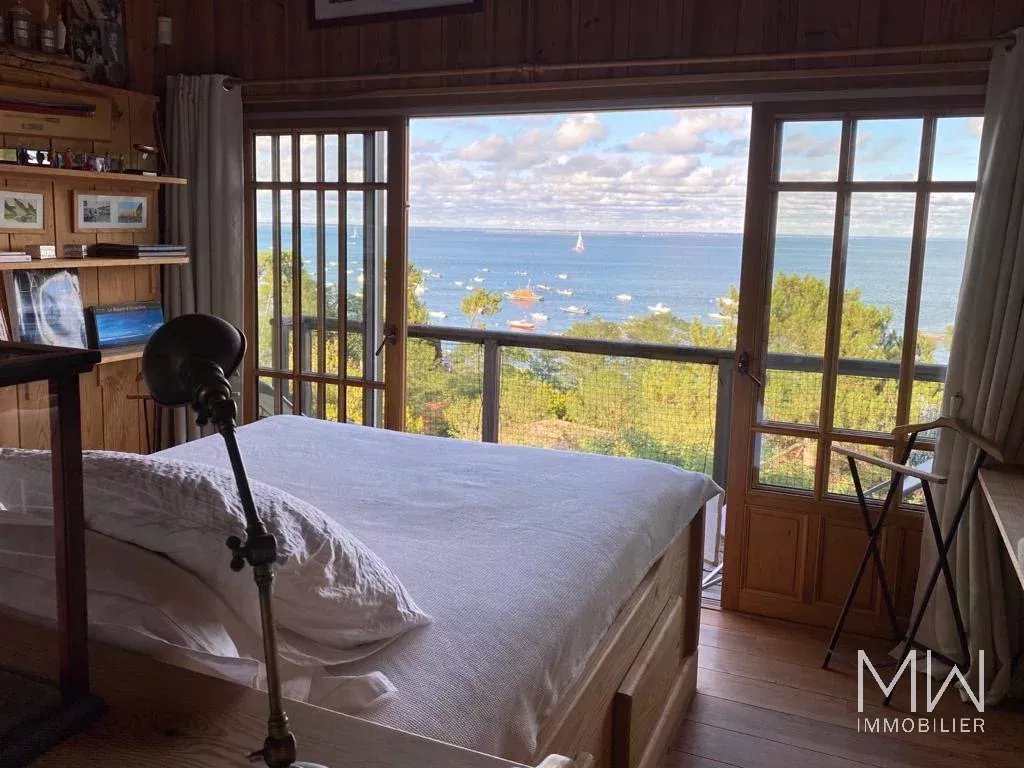 WOODEN VILLA WITH POOL AND PANORAMIC VIEW OF THE BASSIN – LA VIGNE – 12 PEOPLE