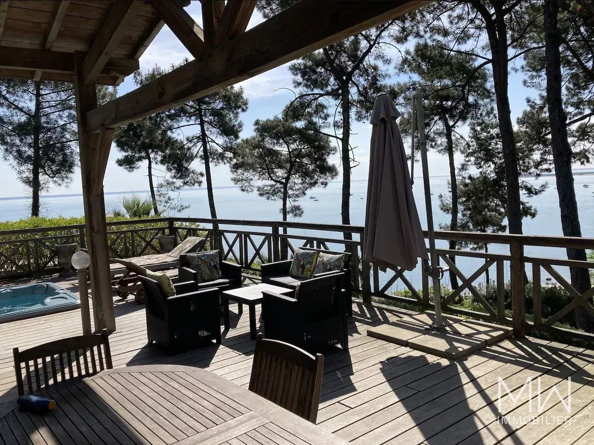 VILLA AVEC VUE BASSIN ET JACUZZI – PETIT PIQUEY – 10 COUCHAGES