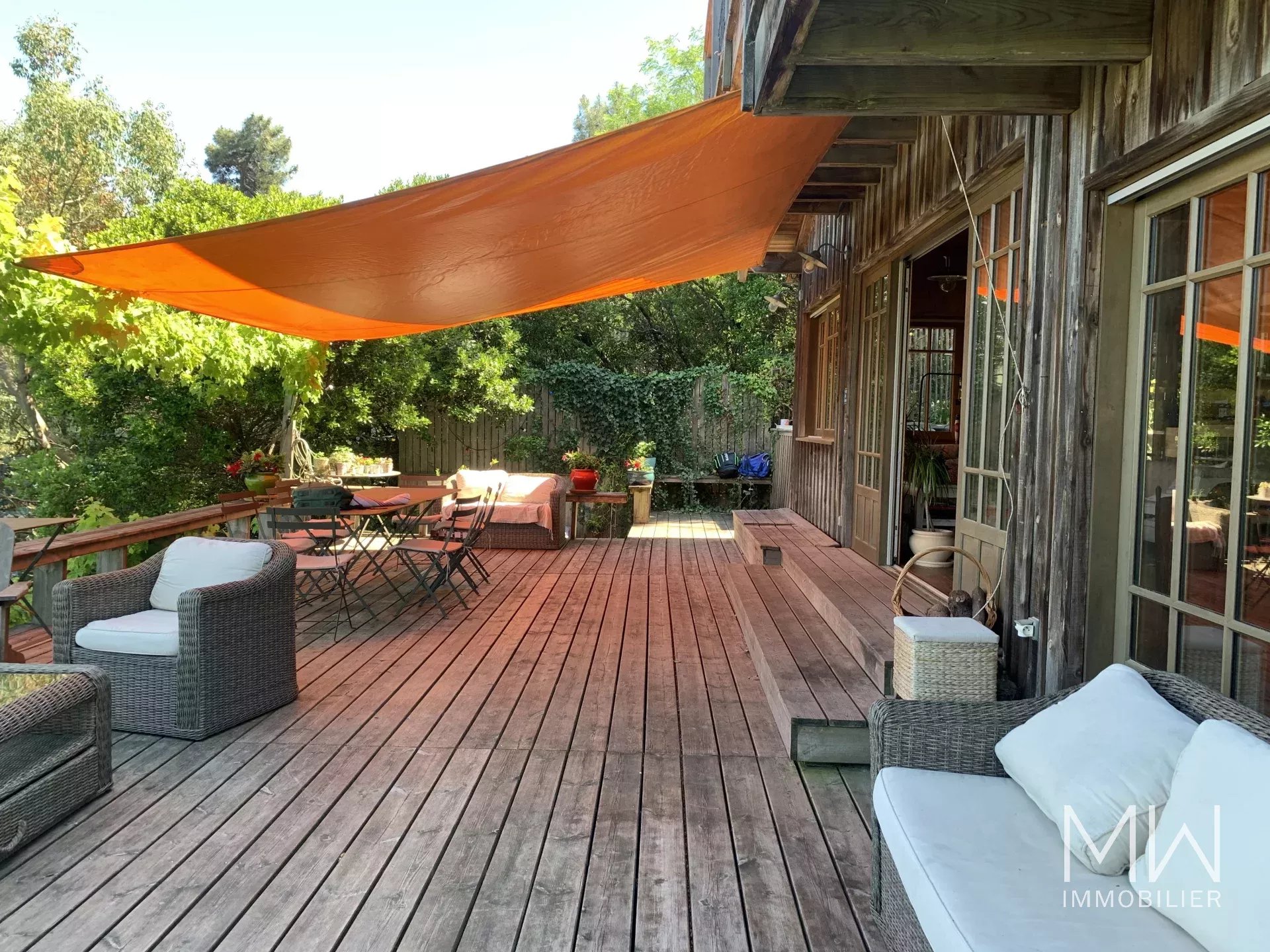 WOODEN VILLA WITH POOL AND PANORAMIC VIEW OF THE BASSIN – LA VIGNE – 12 PEOPLE