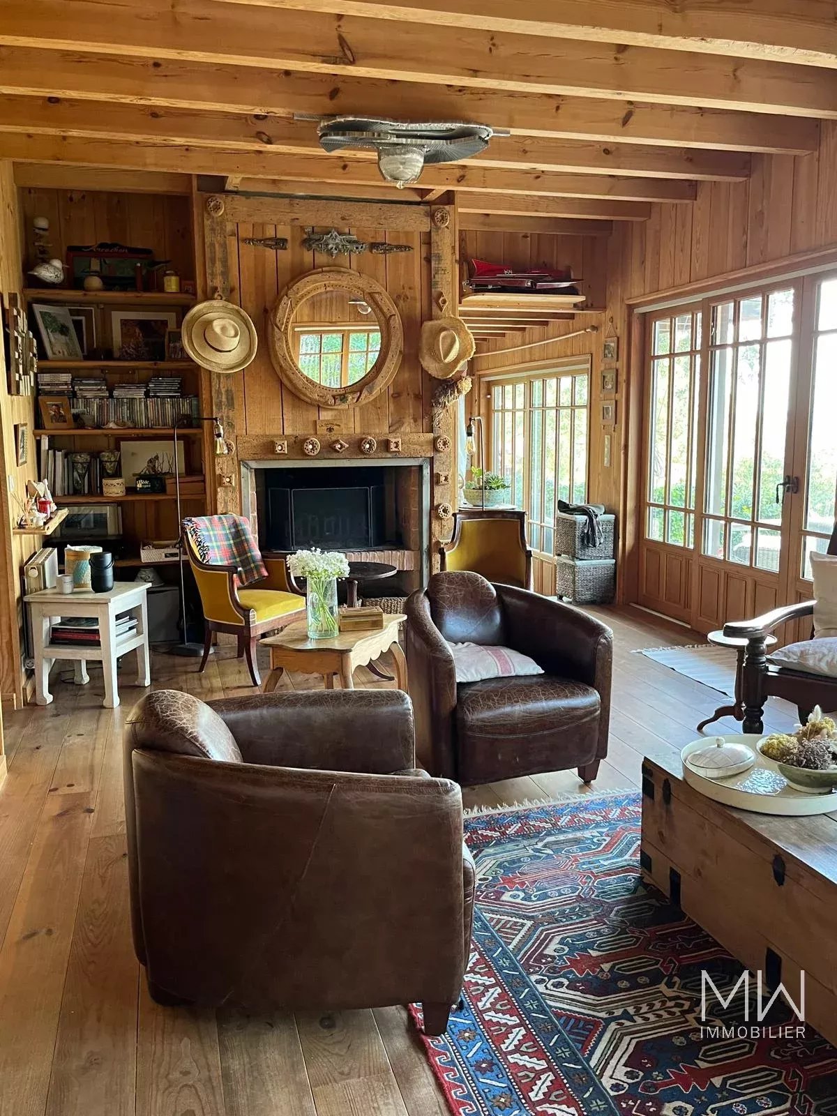 WOODEN VILLA WITH POOL AND PANORAMIC VIEW OF THE BASSIN – LA VIGNE – 12 PEOPLE