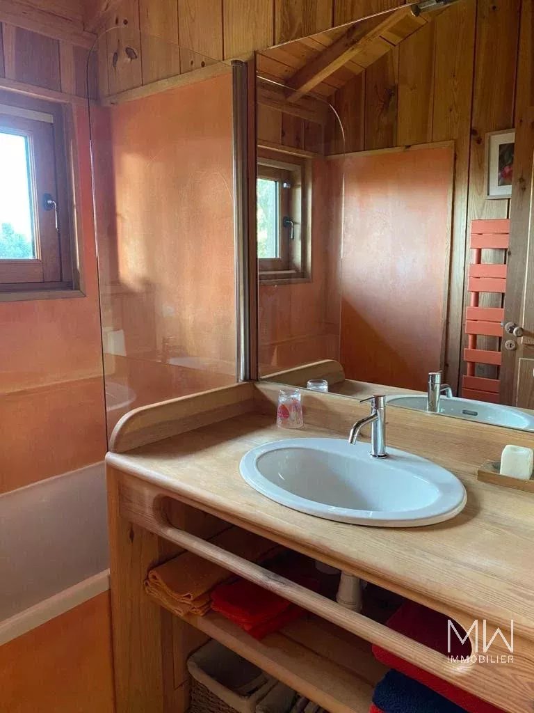 WOODEN VILLA WITH POOL AND PANORAMIC VIEW OF THE BASSIN – LA VIGNE – 12 PEOPLE